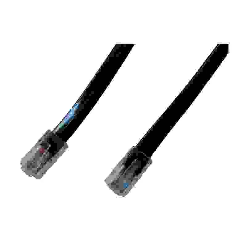 Standard RJ45 Plug x 2 Flat-Oval Cable